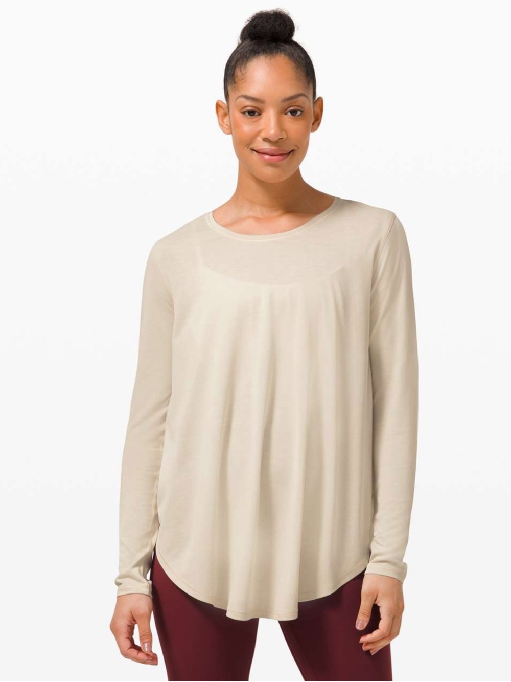 Lululemon Draped Bum Covering Long Sleeve